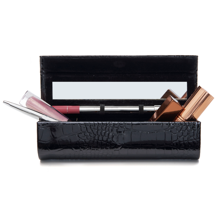 Lipstick Case with Mirror - Susan Faris Collection