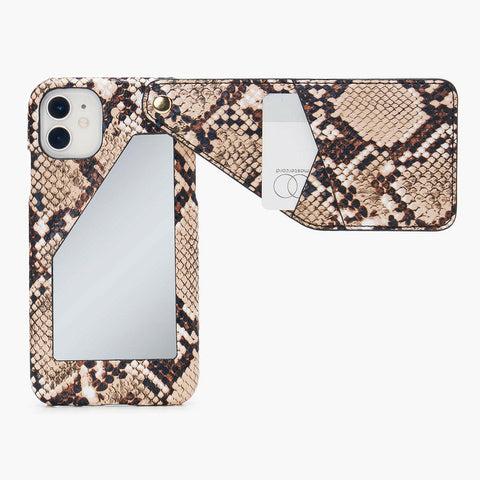 Evelyn iPhone Case w/Wallet & Mirror - Susan Faris Collection