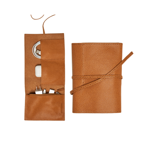 Portable Mobile Cable Organizer with cords neatly inside
