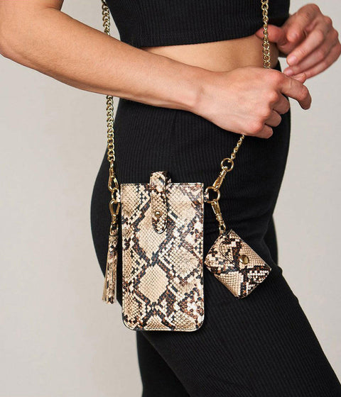 jackie crossbody python