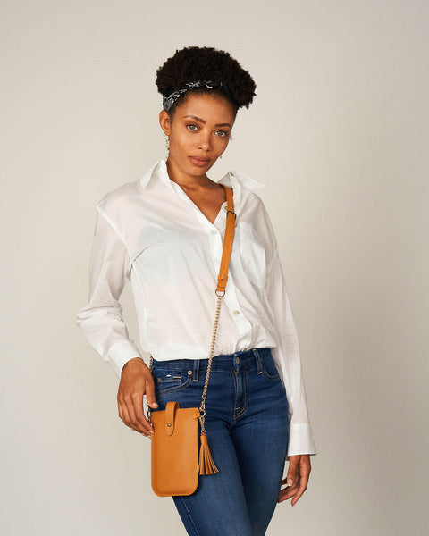 jackie crossbody tan