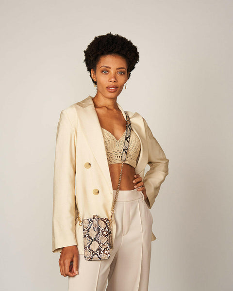 jackie crossbody python