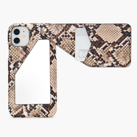 Evelyn iPhone Case w/Wallet & Mirror - Susan Faris Collection