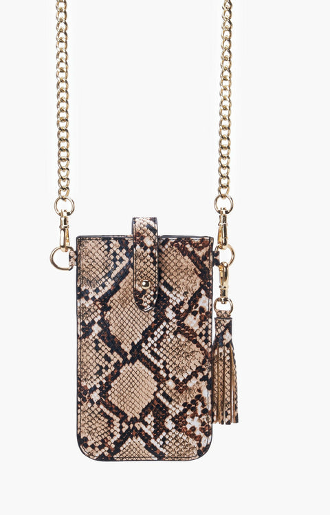 jackie crossbody Python