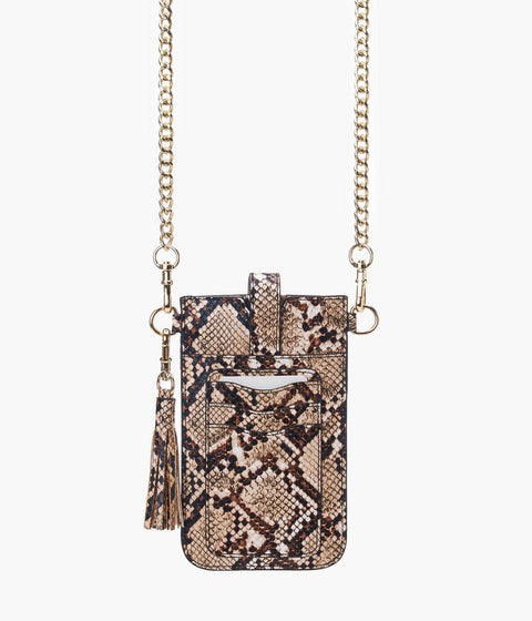 jackie crossbody python