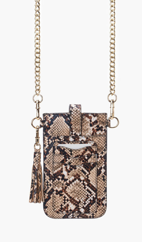 jackie crossbody Python