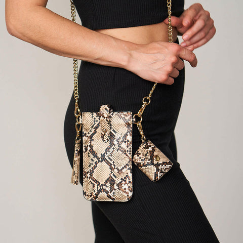 jackie crossbody python
